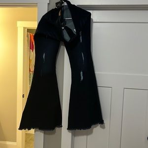 Lucky & Blessed Dark wash Bell bottoms